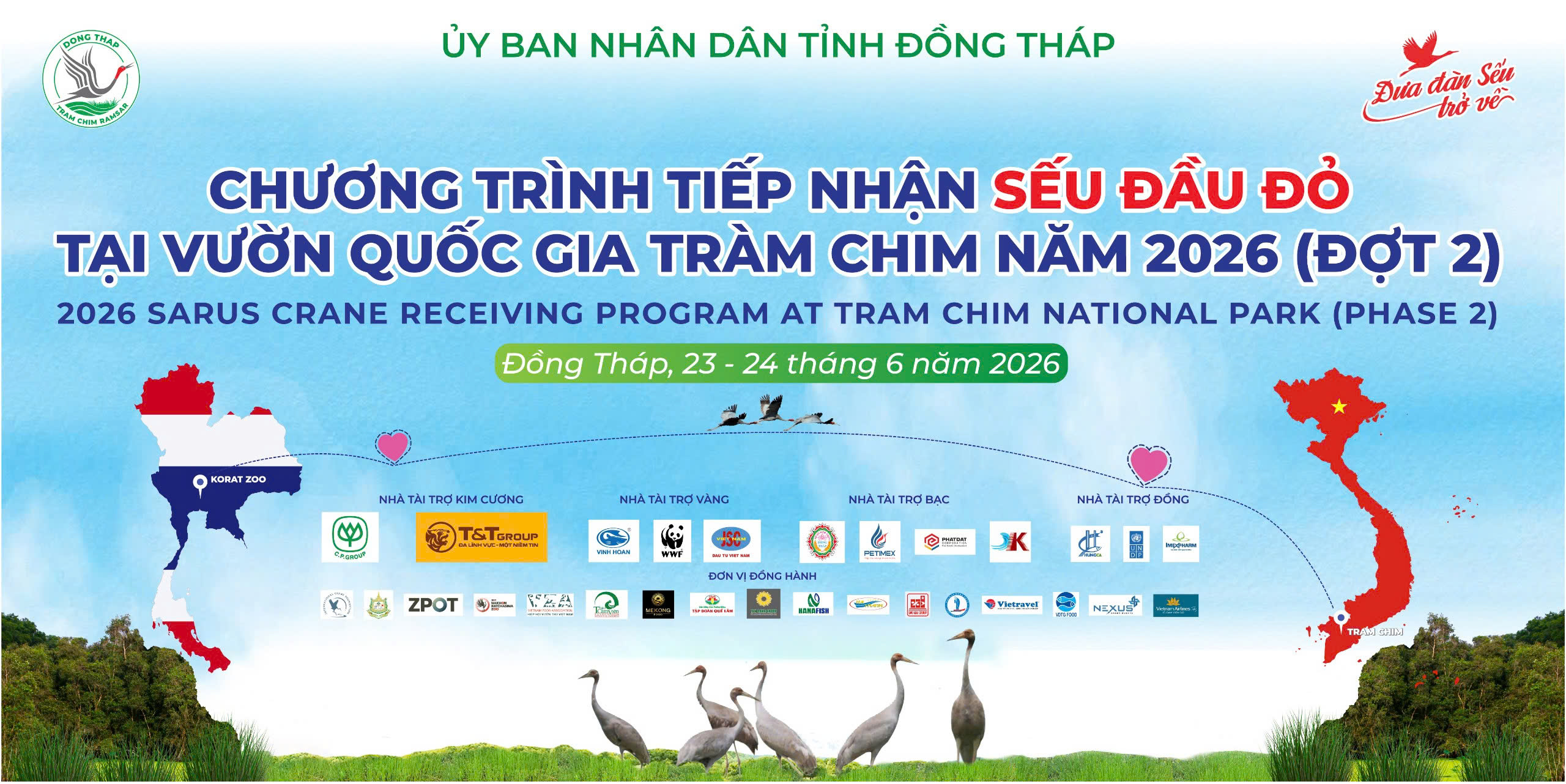 Chương trình tiếp nhận Sếu (đợt 02)