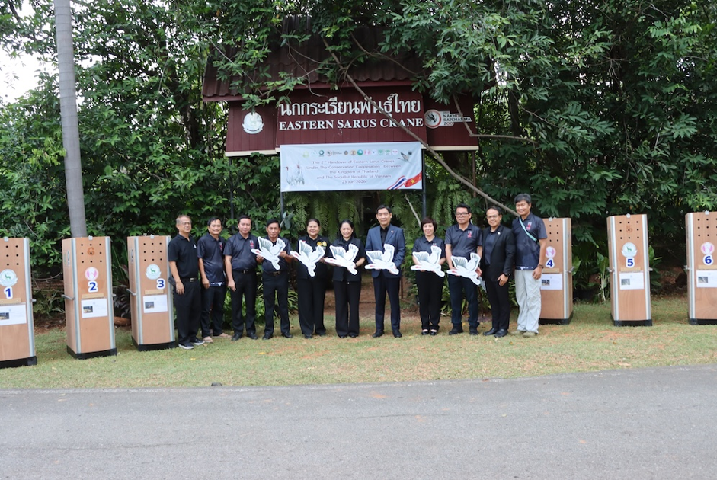 The Second Handover of 06 Eastern Sarus Cranes from Thailand to Vietnam
